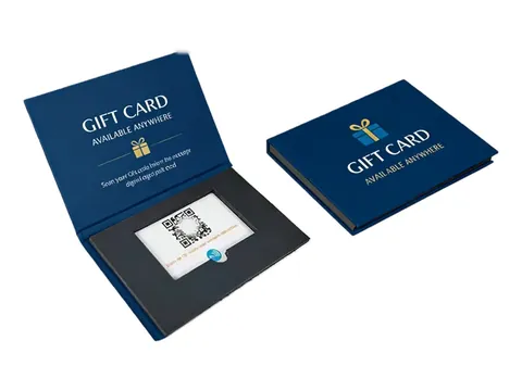 Navy Book-Style Gift Card Box by Xinhua Pack Legend