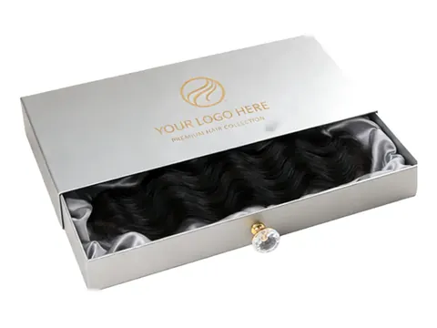 Silver Drawer Box with Crystal Knob by Xinhua Pack Legend