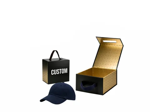 Black Handle Box with Gold Interior by Xinhua Pack Legend