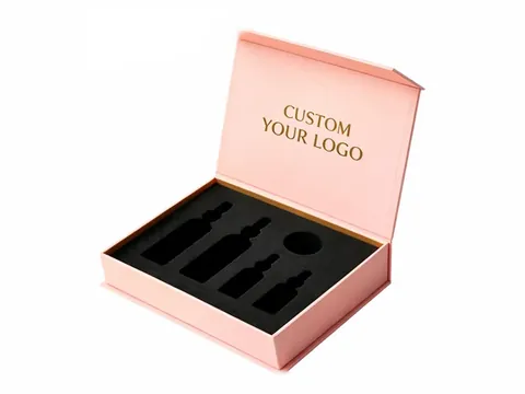 Pink Dropper Bottle Box with Foam Insert by Xinhua Pack Legend