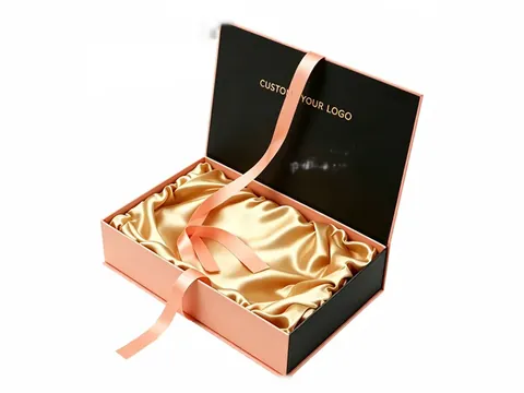 Peach and Black Box with Gold Satin by Xinhua Pack Legend