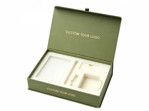Olive Gift Set Box with Cream Foam by Xinhua Pack Legend