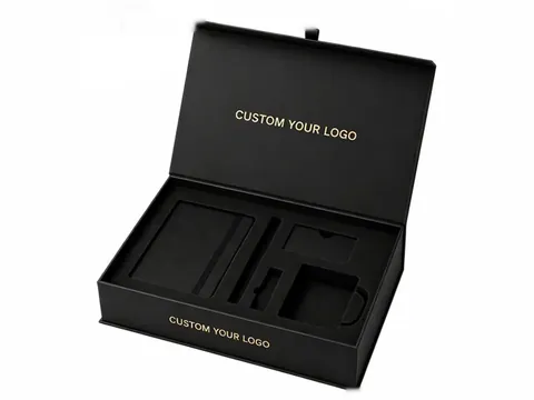 Black Gift Set Box with Black Foam by Xinhua Pack Legend