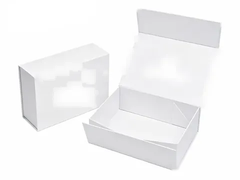Plain White Foldable Flip-Top Box by Xinhua Pack Legend
