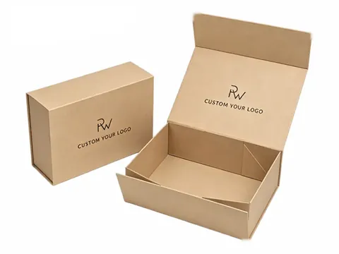 Beige Foldable Flip-Top Box by Xinhua Pack Legend