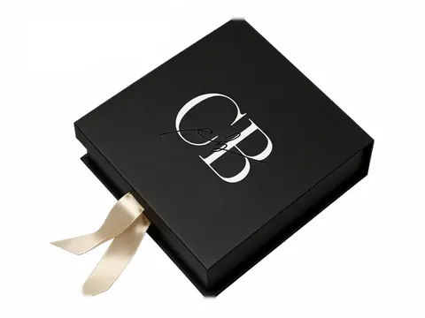 Black Book-Style Box with Ribbon Pull by Xinhua Pack Legend