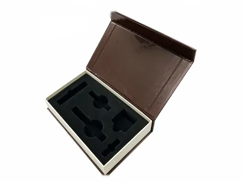 Brown and Cream Box with Keyhole Foam by Xinhua Pack Legend