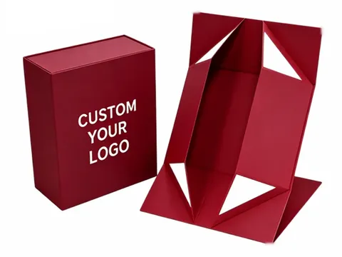 Burgundy Collapsible Gift Box by Xinhua Pack Legend