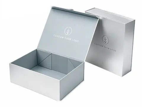 Silver Collapsible Gift Box by Xinhua Pack Legend