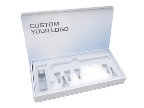 White Vial Kit Box with Gradient Lid by Xinhua Pack Legend