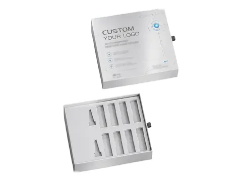 Silver Vial Drawer Box with Pull Tabs by Xinhua Pack Legend
