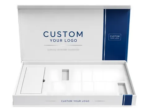 White Vial Kit Box with Card Slot by Xinhua Pack Legend