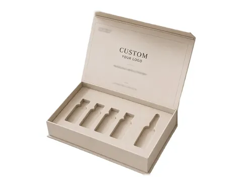 Beige Five-Ampoule Flip-Top Box by Xinhua Pack Legend