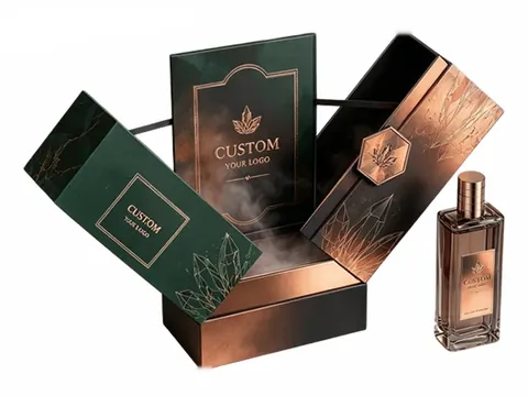 Green Copper Double-Door Perfume Box by Xinhua Pack Legend