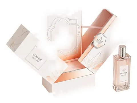 White Peach Double-Door Perfume Box by Xinhua Pack Legend