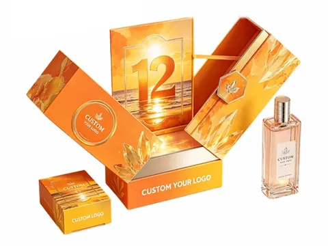 Orange Sunset Double-Door Perfume Box by Xinhua Pack Legend