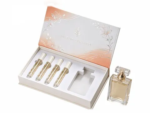 Peach Gradient Floral Vial Box by Xinhua Pack Legend