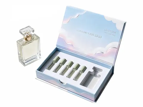 Blue Cloud Flip-Top Vial Set Box by Xinhua Pack Legend