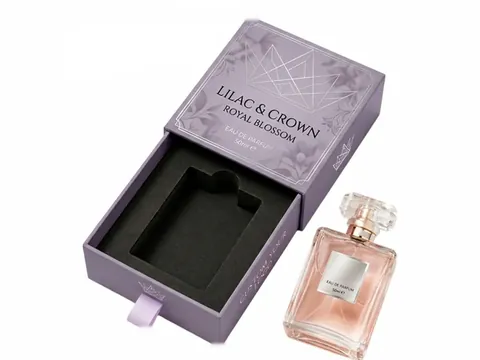 Lavender Floral Drawer Perfume Box by Xinhua Pack Legend