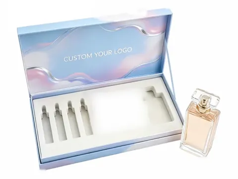 Long Blue Cloud Flip-Top Vial Box by Xinhua Pack Legend