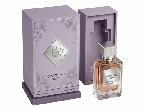 Lavender Tall Box with Silver Diamond Emblem by Xinhua Pack Legend
