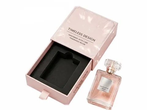 Blush Pink Drawer Perfume Box by Xinhua Pack Legend
