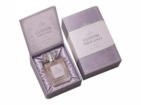 Lavender Satin-Lined Flip-Top Perfume Box by Xinhua Pack Legend