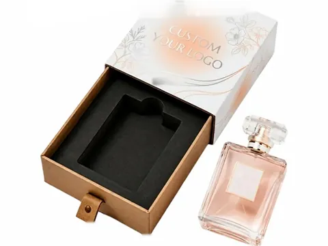 White and Bronze Floral Drawer Box by Xinhua Pack Legend