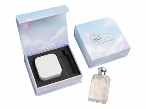 Pastel Sky Flip-Top Box with Two Cavities by Xinhua Pack Legend
