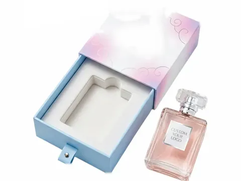 Pink and Blue Drawer Perfume Box by Xinhua Pack Legend