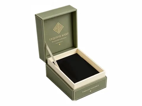 Sage Green Deep-Lid Box with Black Pad by Xinhua Pack Legend
