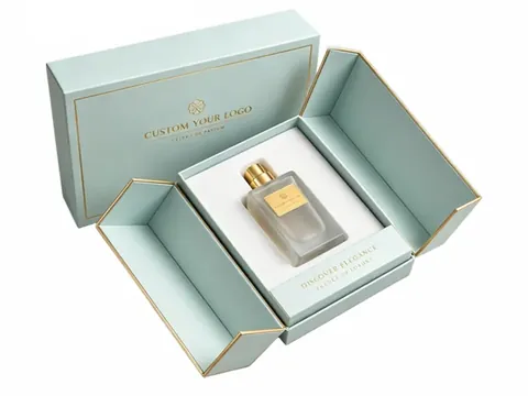 Mint Blue Double-Door Perfume Box by Xinhua Pack Legend