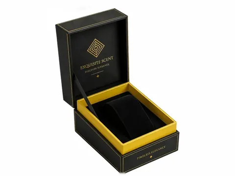 Black Deep-Lid Box with Yellow Rim by Xinhua Pack Legend