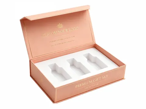 Peach Three-Bottle Flip-Top Box by Xinhua Pack Legend