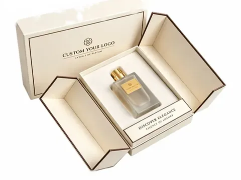 Cream Double-Door Perfume Box by Xinhua Pack Legend