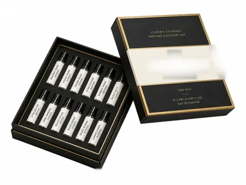 Black Lid and Base 12-Vial Box by Xinhua Pack Legend