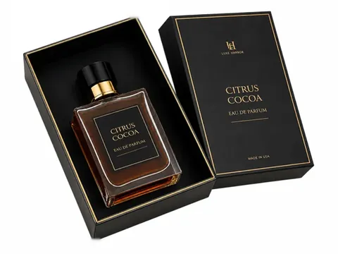 Black Gold Two-Piece Perfume Box by Xinhua Pack Legend