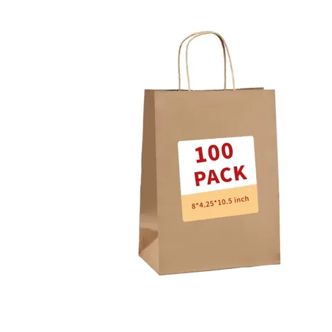Kraft Gift Bag, 8 × 4.25 × 10.5 in by Xinhua Pack Legend